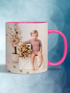 MUG coloré rose