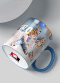 Mug Sublimable Poignée Bleue
